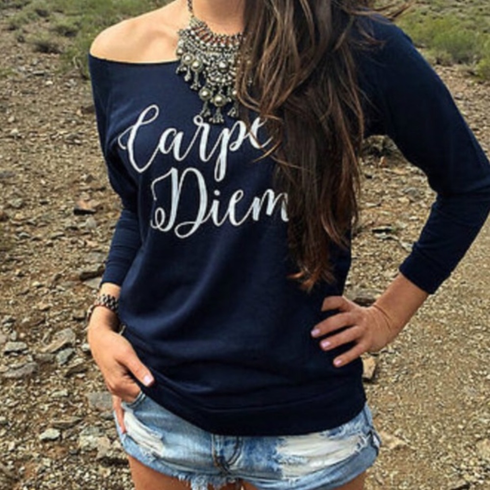 NWT Carpe Diem Long Sleeve Top
